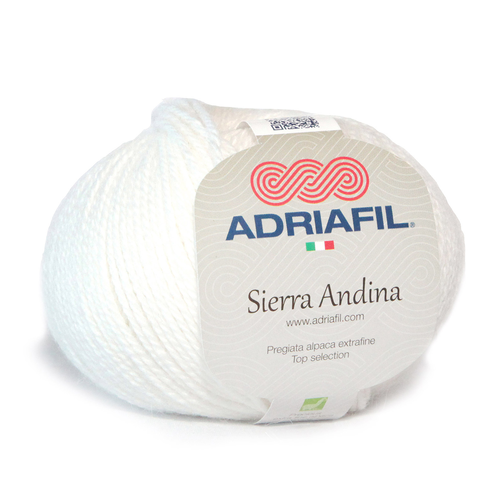 adriafil sierra andina - white (02) - 50gr (133mt) | 1pc