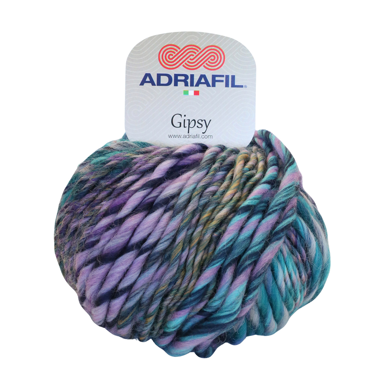 adriafil gipsy - mix smaragdgrün purpur (25) - 50gr (50mt) | 1st