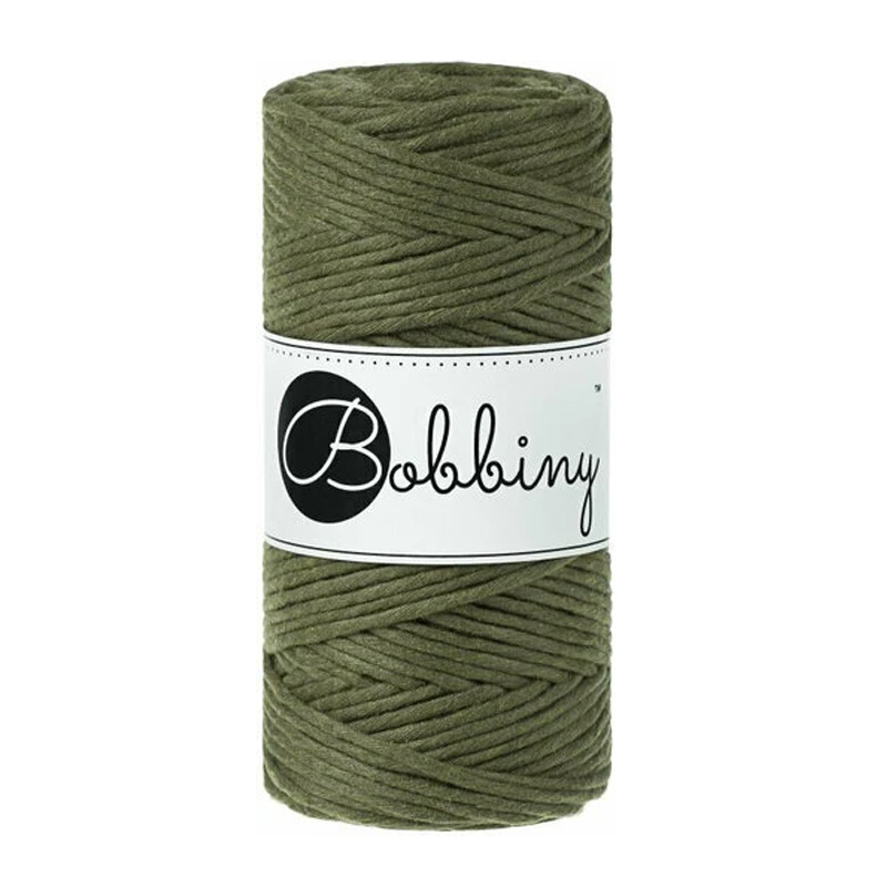 bobbiny regular macramé cord - avocado 3mm - 100mt | 1pc