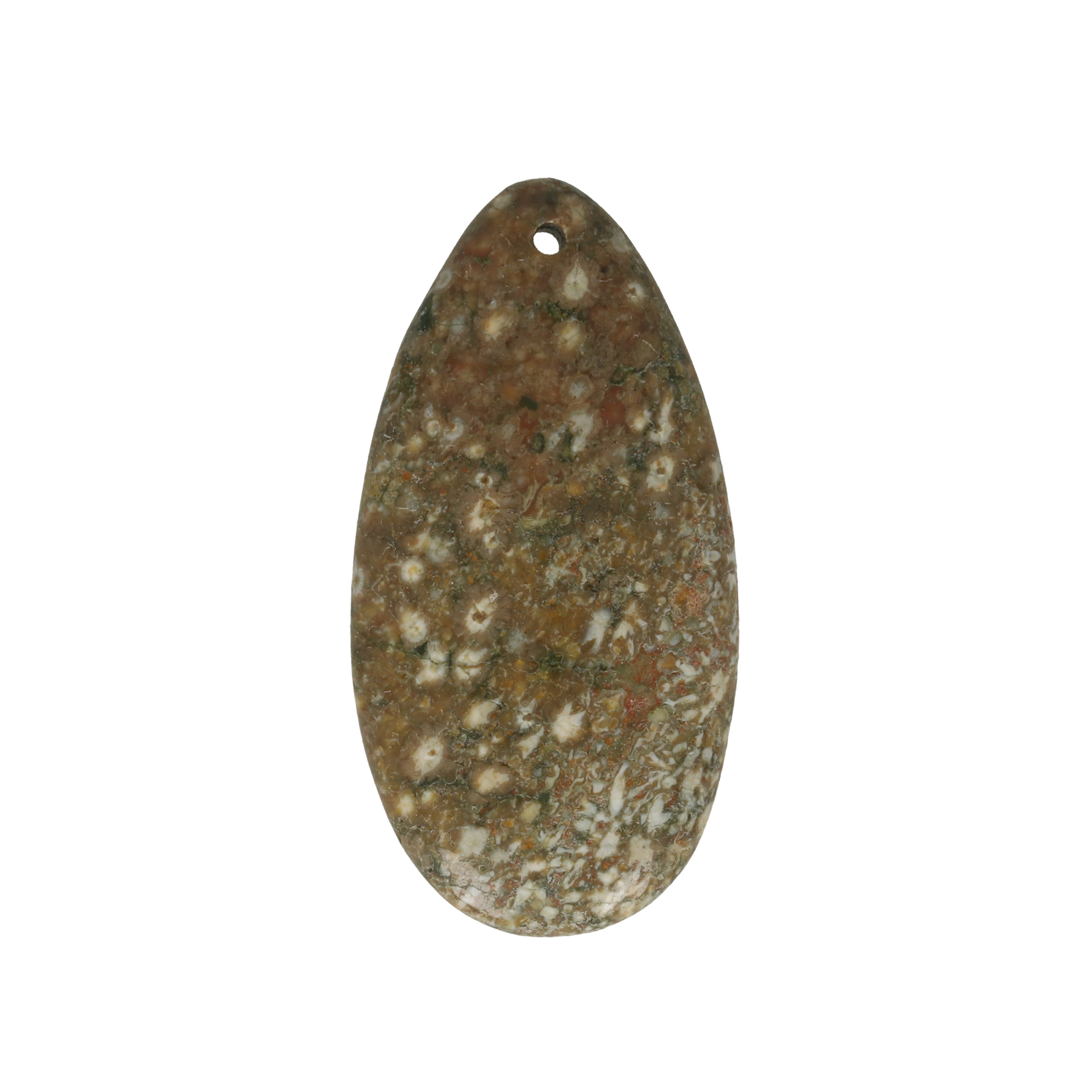 riolite pendant smooth drop 40x20mm | 1pc