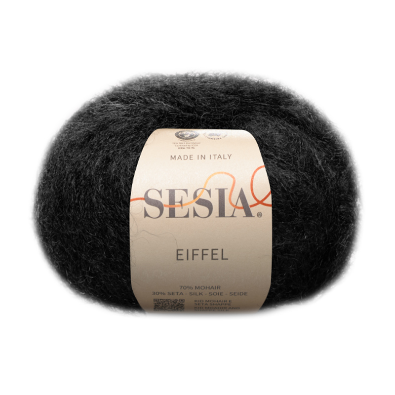 sesia eiffel - black (0067) - 25gr (75mt) | 1pc