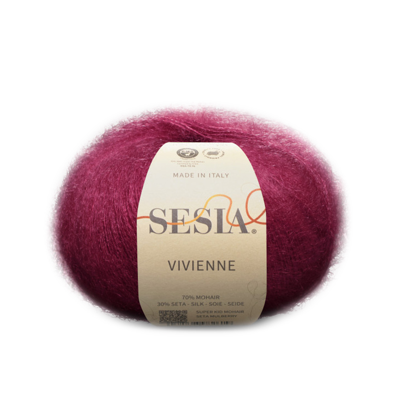 sesia vivienne - sangria (5025) - 25gr (210mt) | 1st