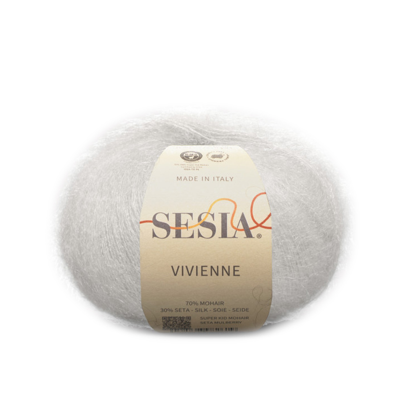 sesia vivienne - white (5151) - 25gr (210mt) | 1pc