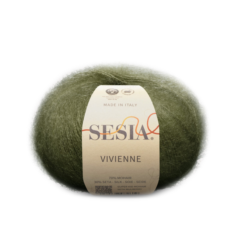 sesia vivienne - loden green (4562) - 25gr (210mt) | 1pc