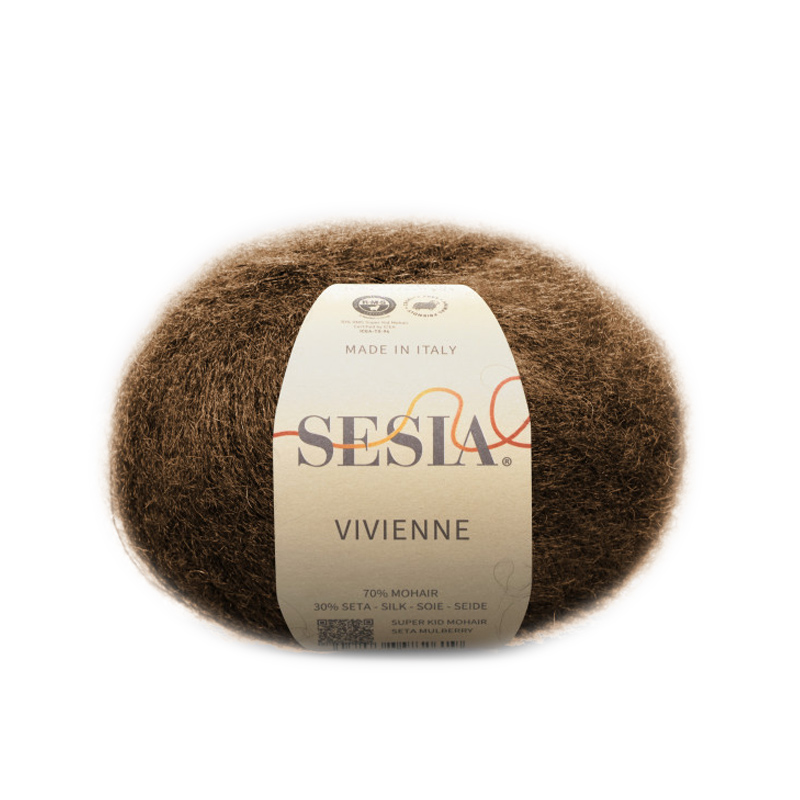 sesia vivienne - chestnut (4395) - 25gr (210mt) | 1pc