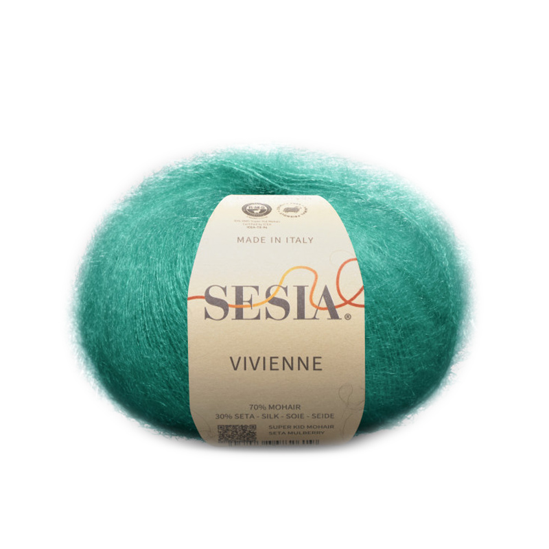 sesia vivienne - emerald (0496) - 25gr (210mt) | 1pc