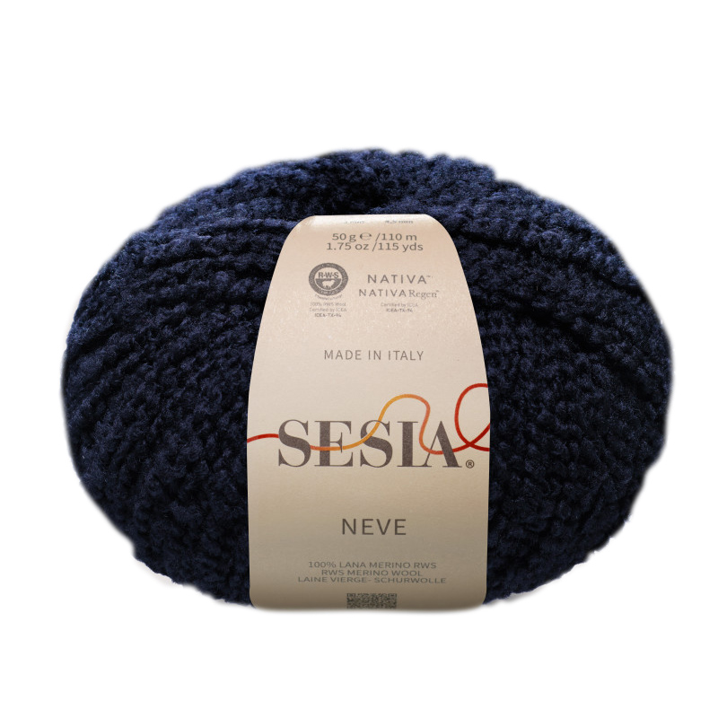 sesia neve - ultramarino (0884) - 50gr (110mt) | 1pc