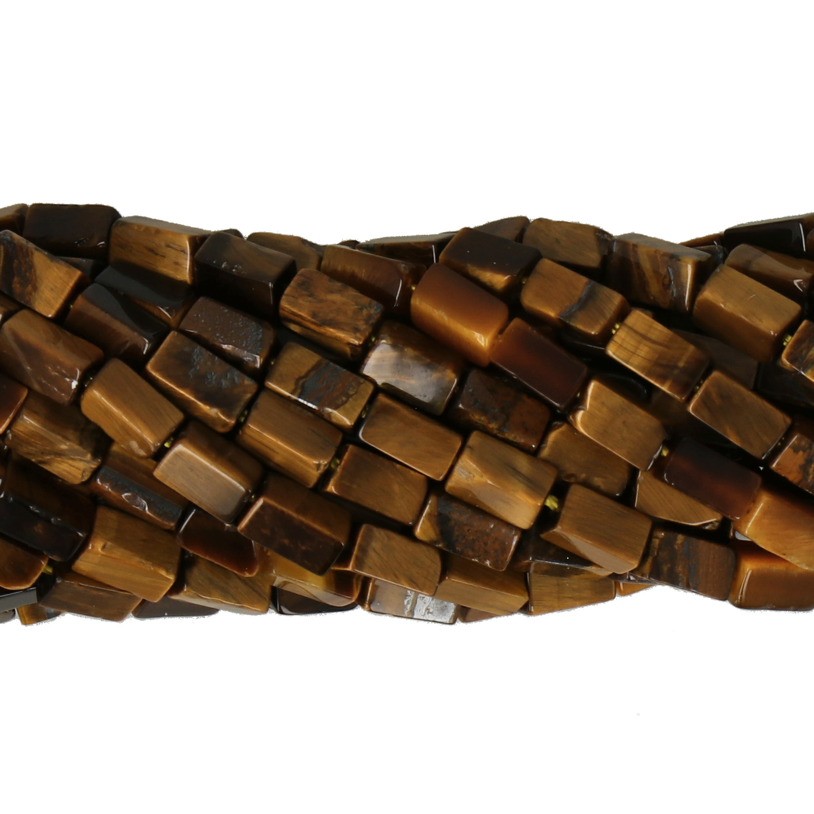 braunes tigerauge mini facettiertes rohre 4x2,5mm | strang 38/40cm