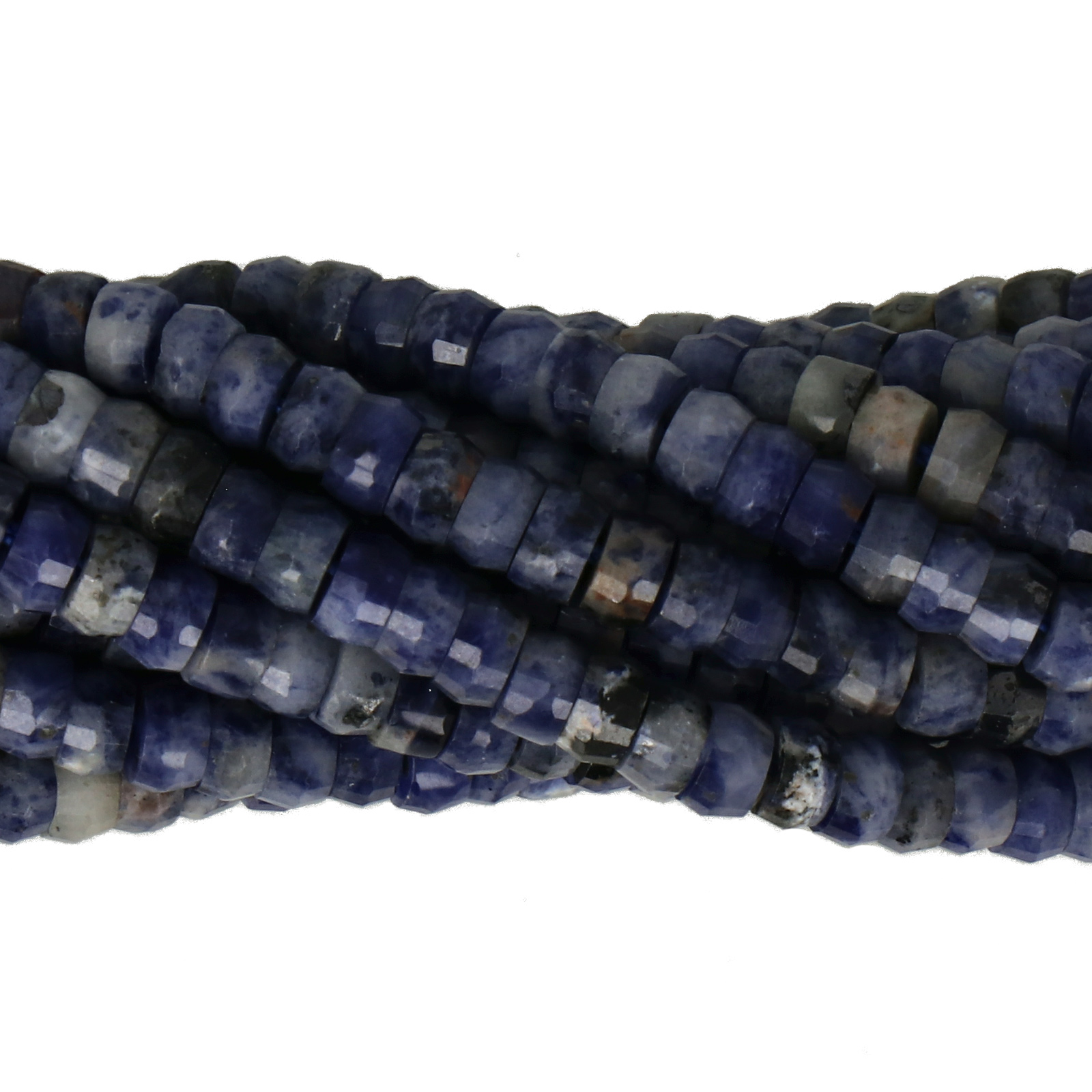 sodalit facettiertes rondelle 4x2mm | strang 38/40cm