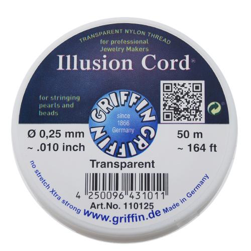 illusion cord - size 0,25mm - 50mt spool | 1pc