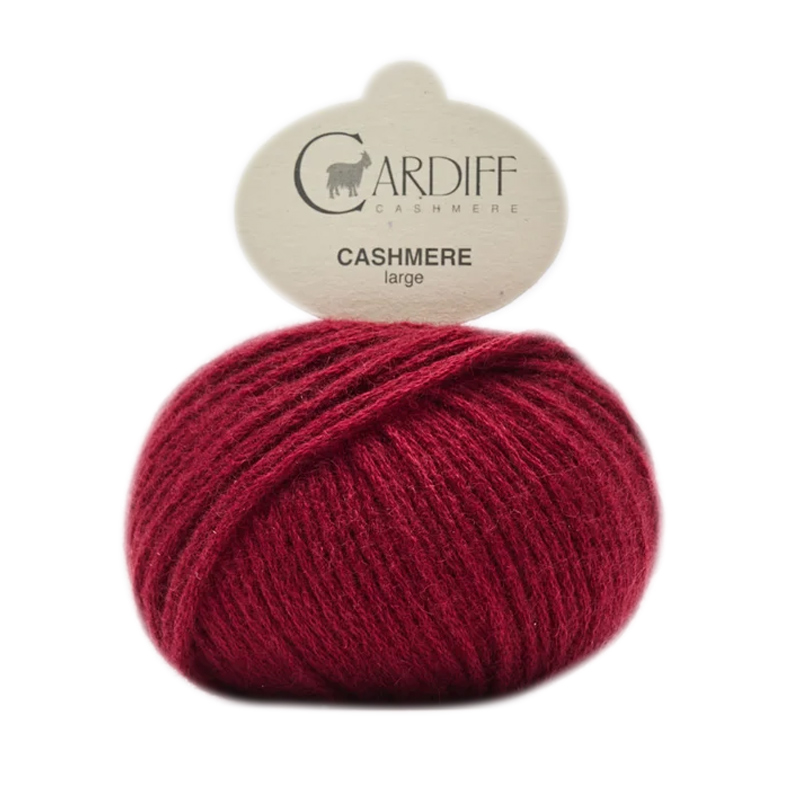 cashmere large cardiff - granata (628) - 25gr (56mt) | 1pc