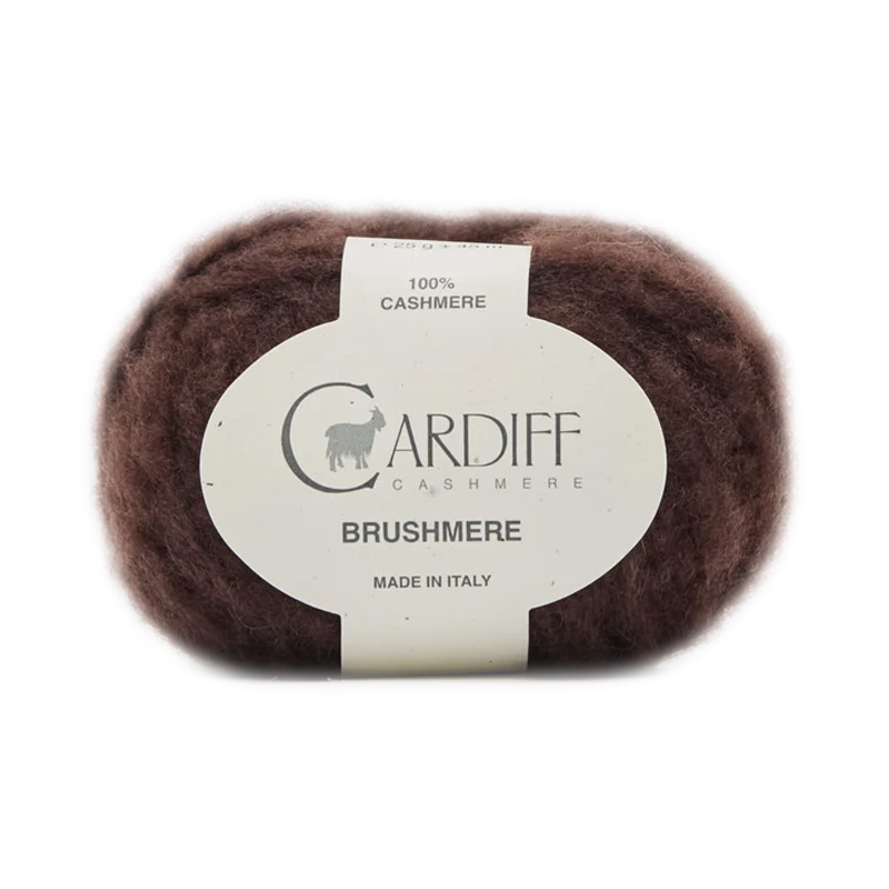 cashmere brushmere cardiff - cacao (186) - 25gr (45mt) | 1pc