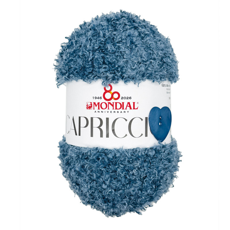 capriccio mondial - grey blue (906) - 200g (90mt) | 1pc