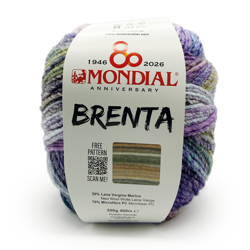 brenta mondial - purple/plum (643) - 200g (400mt) | 1pc