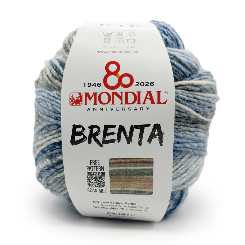 brenta mondial - grey/sky blue/denim (647) - 200g (400mt) | 1pc