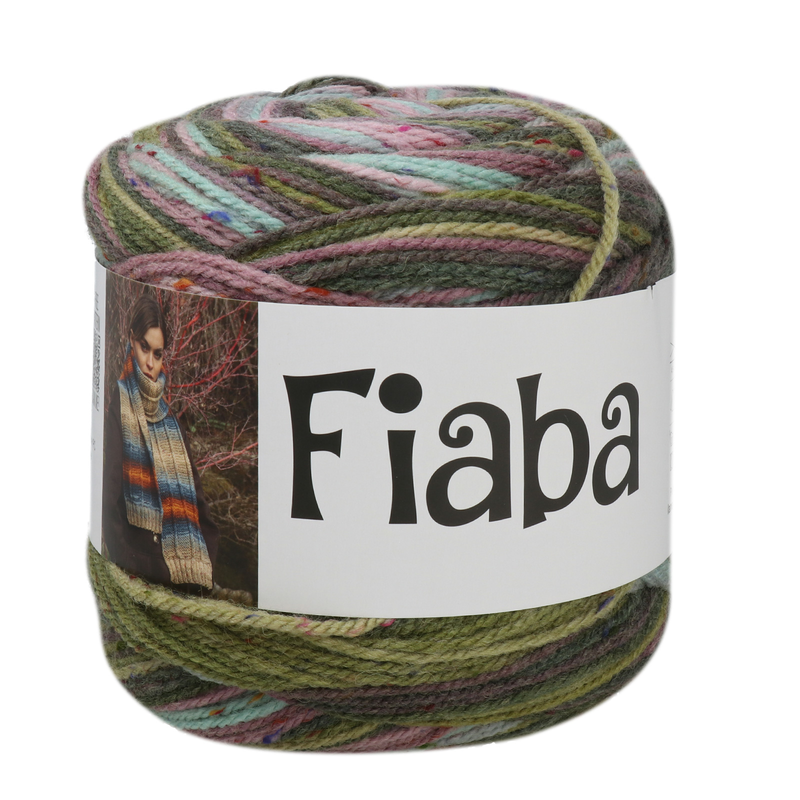 fiaba mondial - rosa antique/green/sky blue (654) - 300gr (630mt) | 1pc