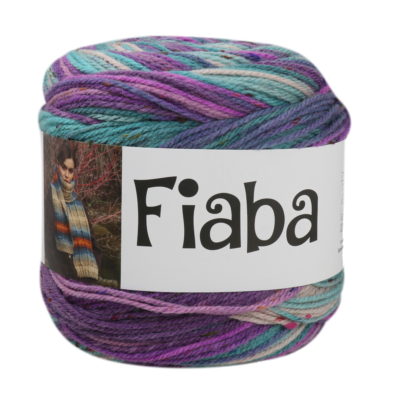 fiaba mondial - sky blue/purple/turquoise (655) - 300gr (630mt) | 1pc