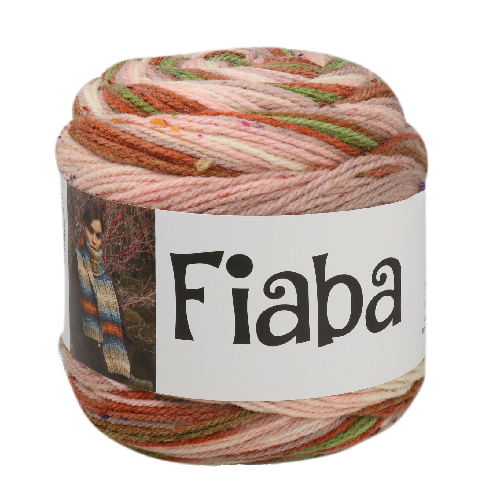fiaba mondial - pink/earth/green (650) - 300gr (630mt) | 1pc