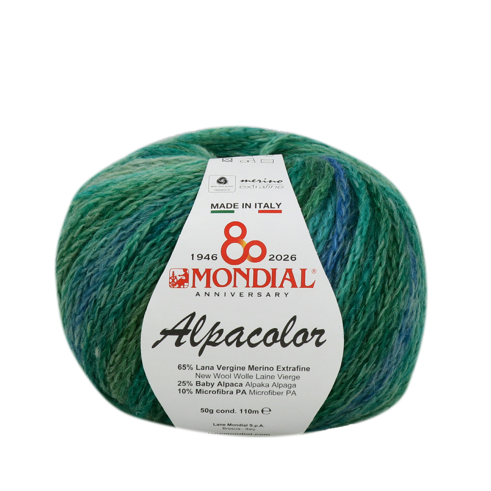 alpacolor mondial - green (744) - 50g (110mt) | 1pc
