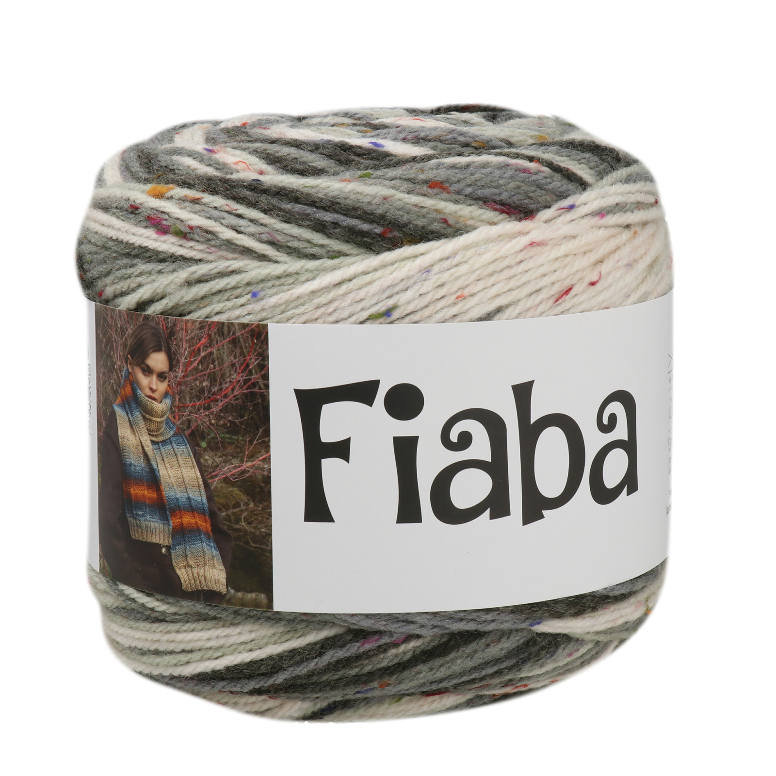 fiaba mondial - grey/black (659) - 300gr (630mt) | 1pc