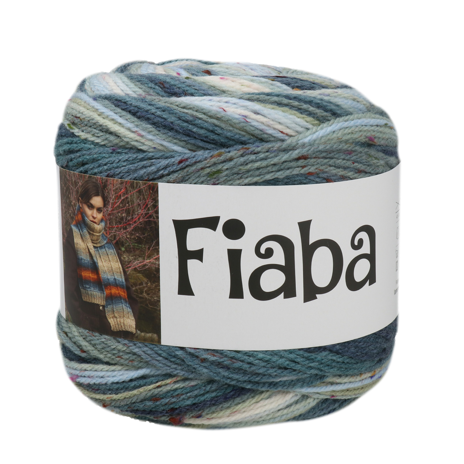fiaba mondial - light blue/green/petrol (657) - 300gr (630mt) | 1pc
