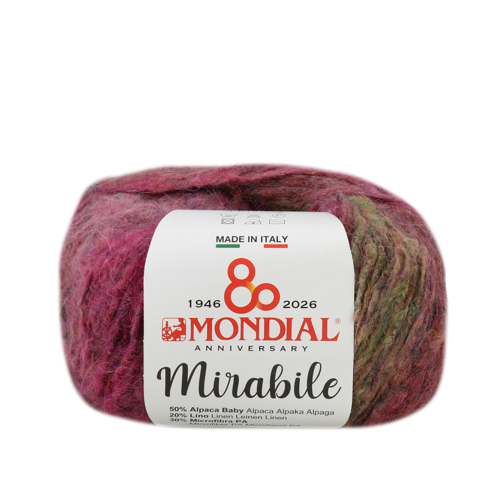 mirabile mondial - pink/green (968) - 50gr (125mt) | 1pc