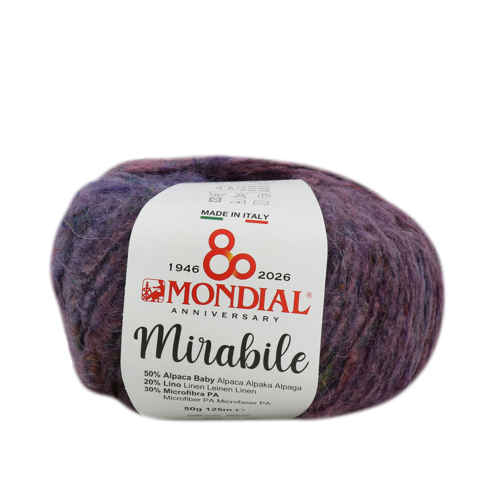 mirabile mondial - purple/vine (969) - 50gr (125mt) | 1pc
