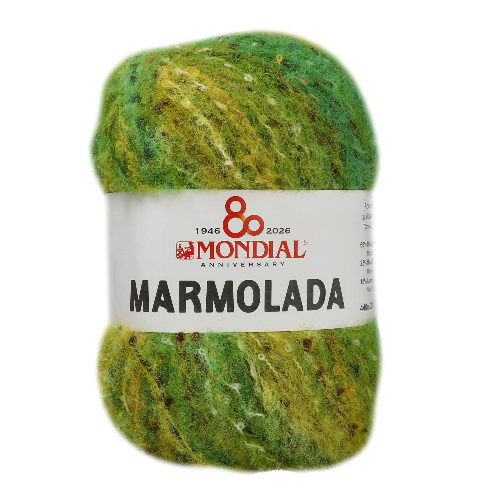 marmolada mondial - green/olive/emerald (787) - 200gr (220mt) | 1pc