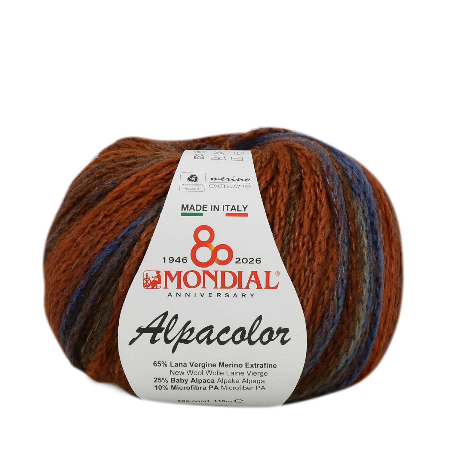 alpacolor mondial - brick (740) - 50g (110mt) | 1pc