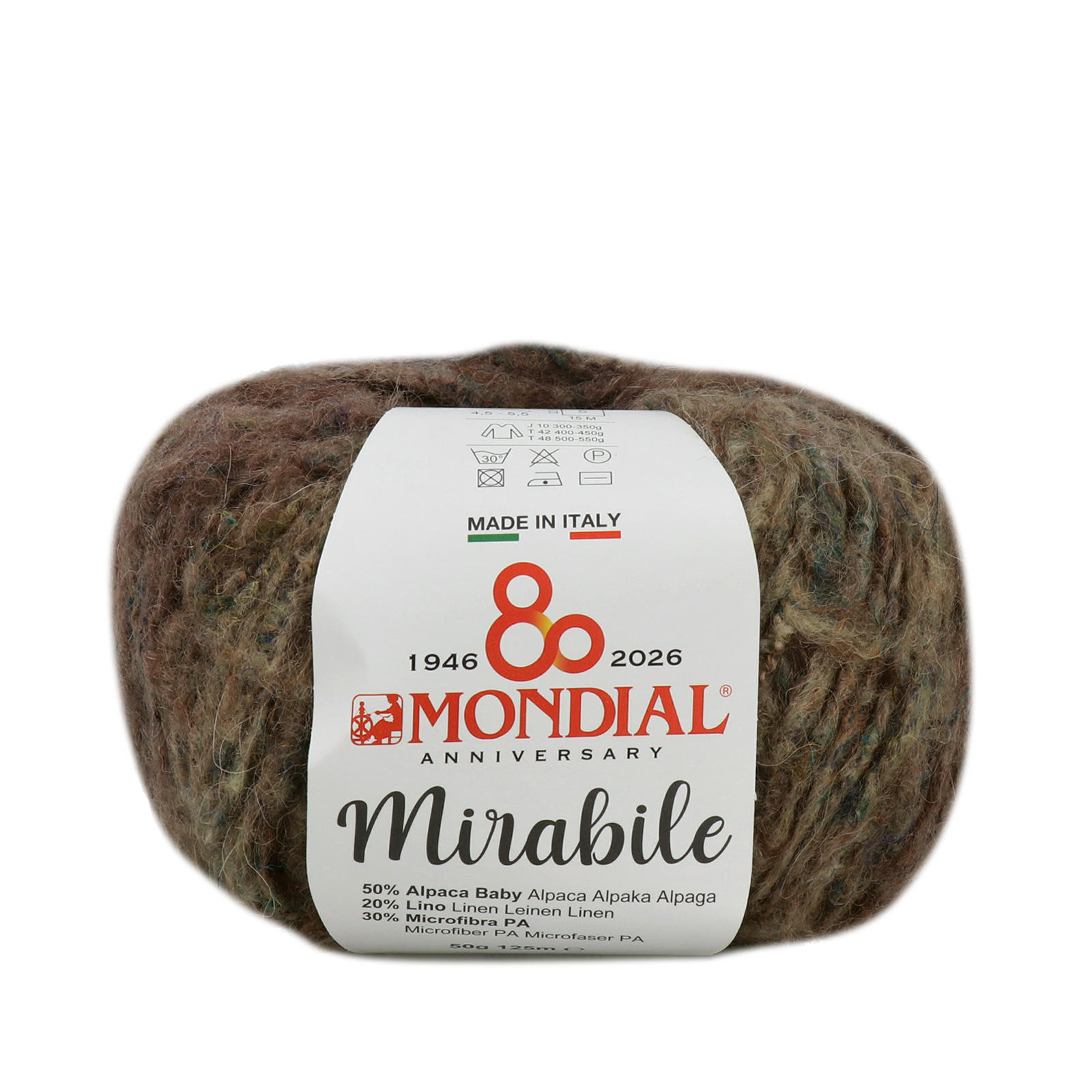 mirabile mondial - moka/sand (966) - 50gr (125mt) | 1pc