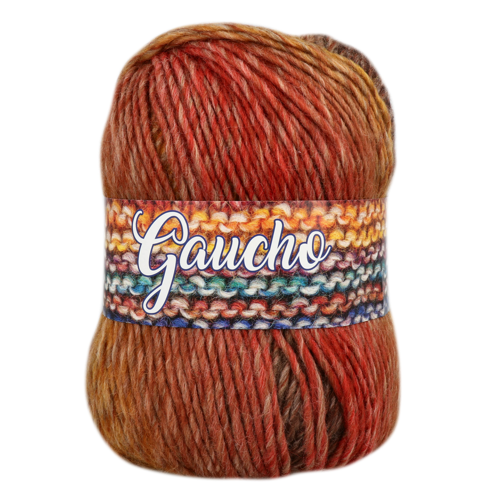 bertagna filati gaucho - orange/rot/braun (243) - 150gr (270mt) | 1st