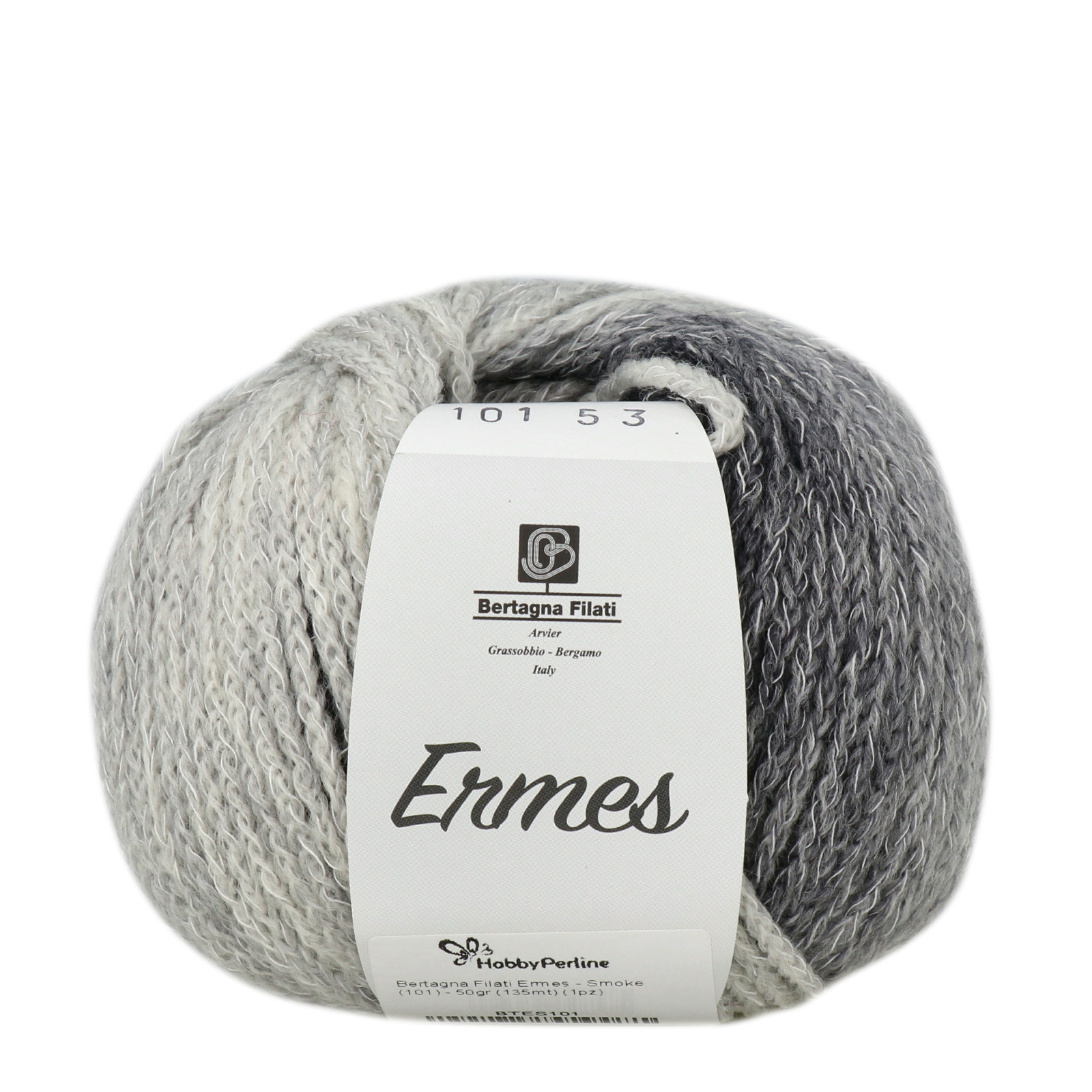 bertagna filati ermes - smoke (101) - 50gr (135mt) | 1pc
