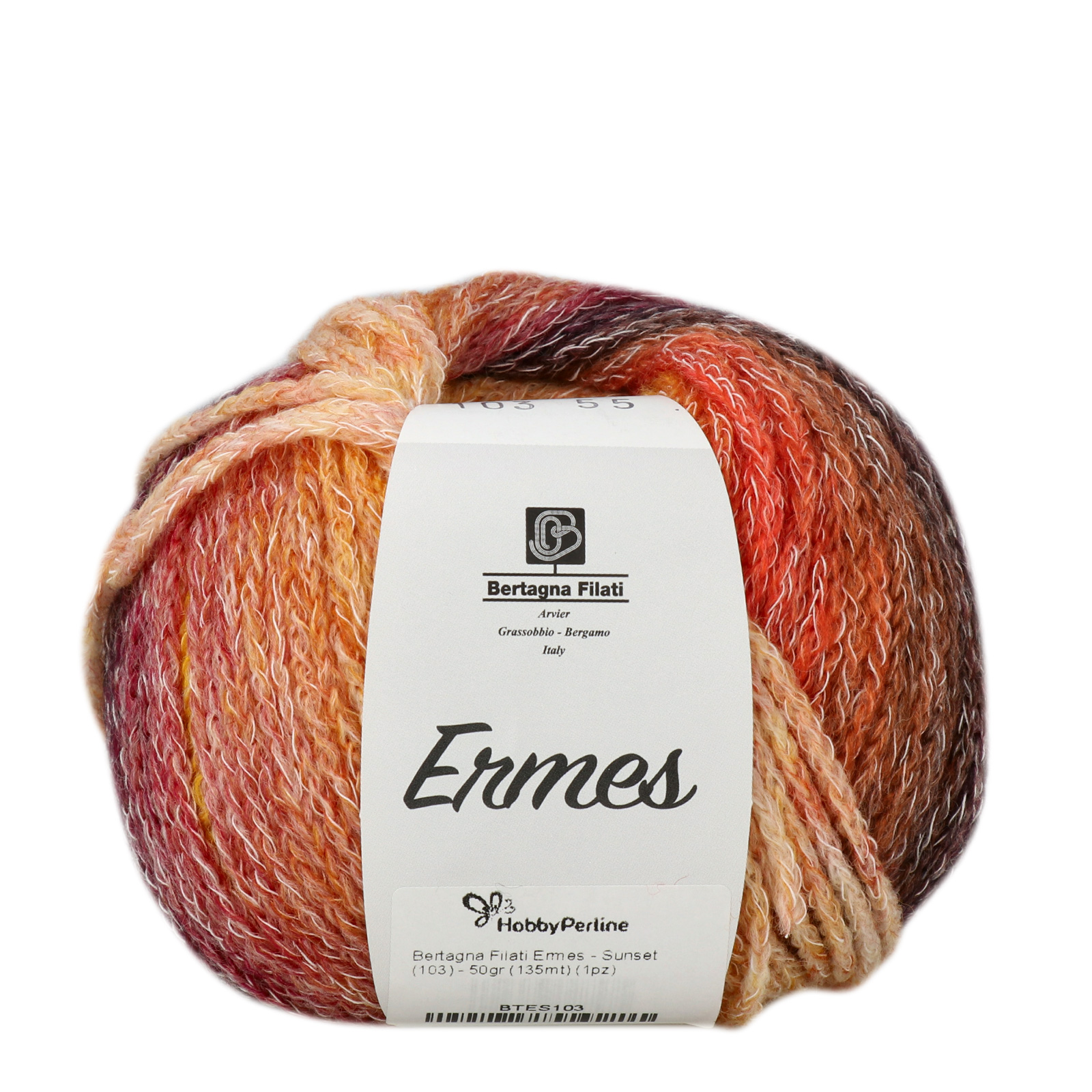 bertagna filati ermes - sunset (103) - 50gr (135mt) | 1pc