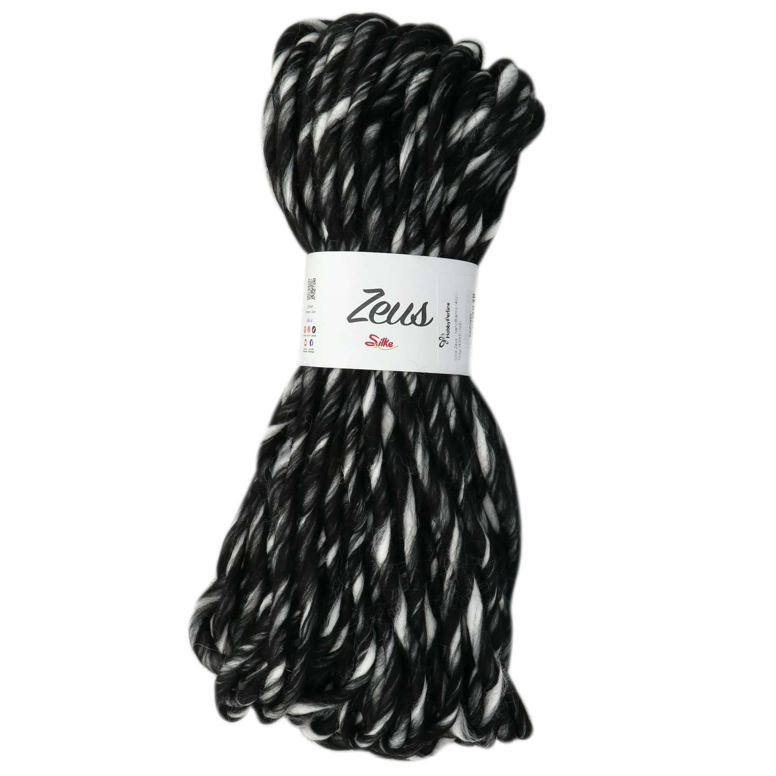 silke zeus - black/white (402) -100gr (40mt) | 1pc
