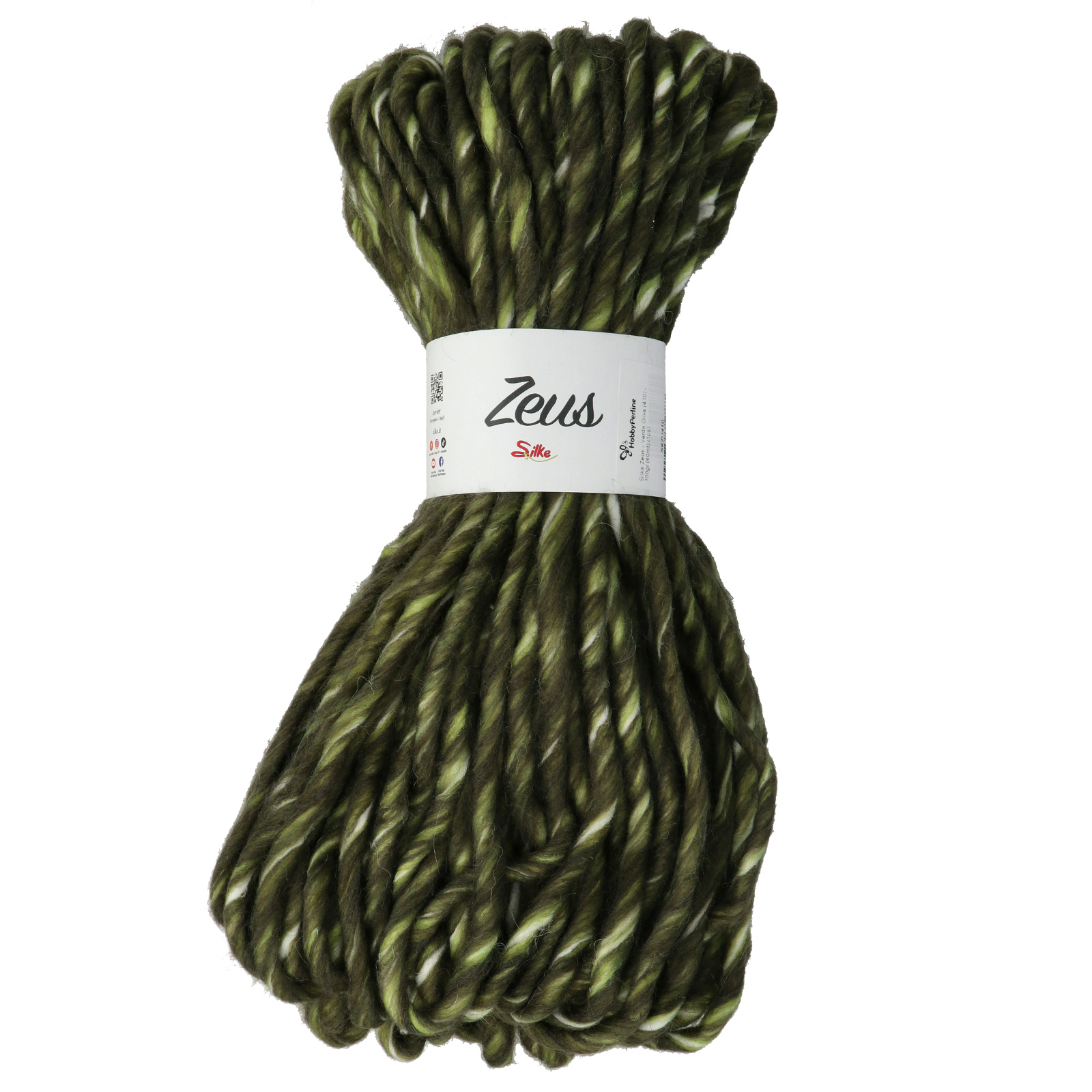 silke zeus - oliv (410) -100gr (40mt) | 1st