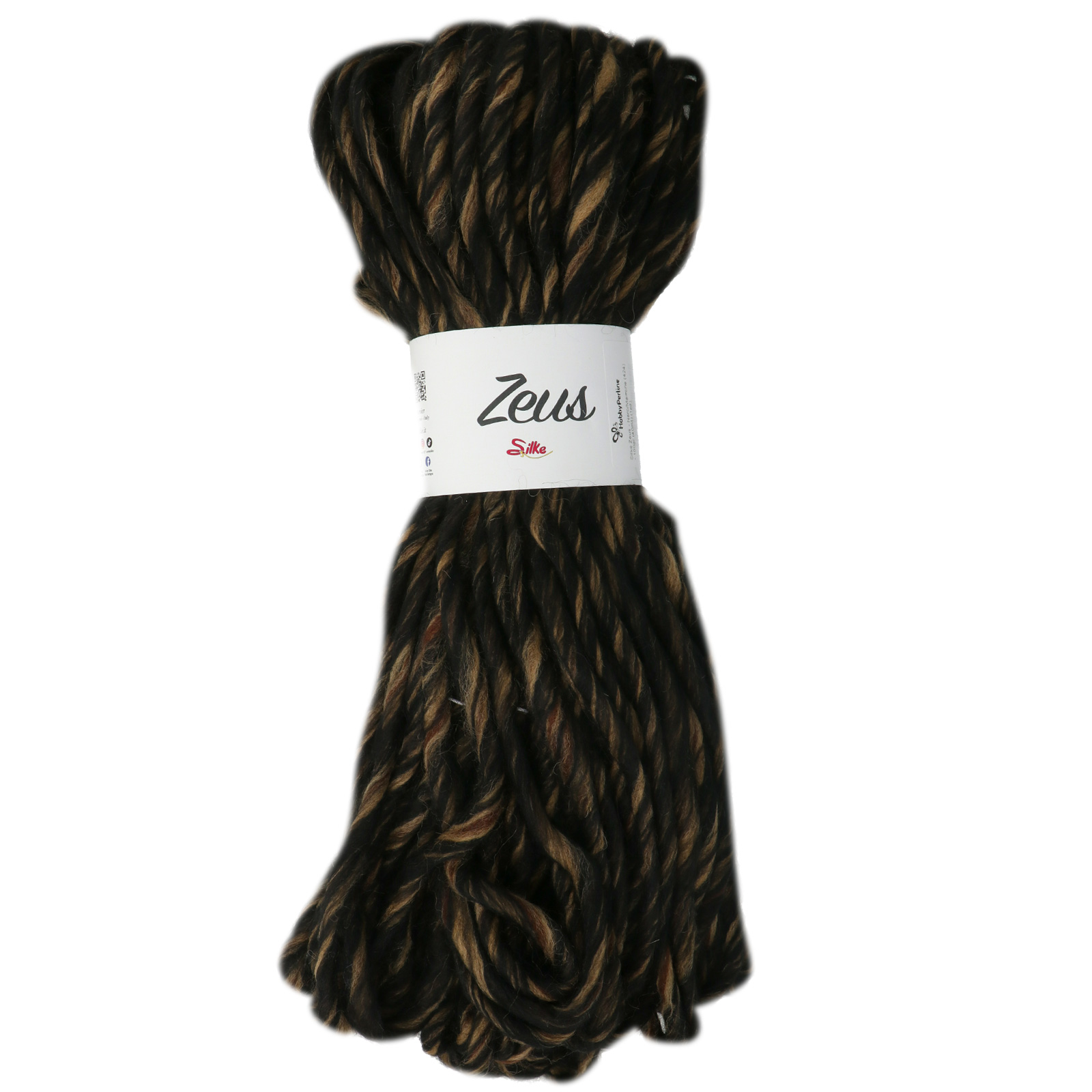 silke zeus - black/brown (424) -100gr (40mt) | 1pc