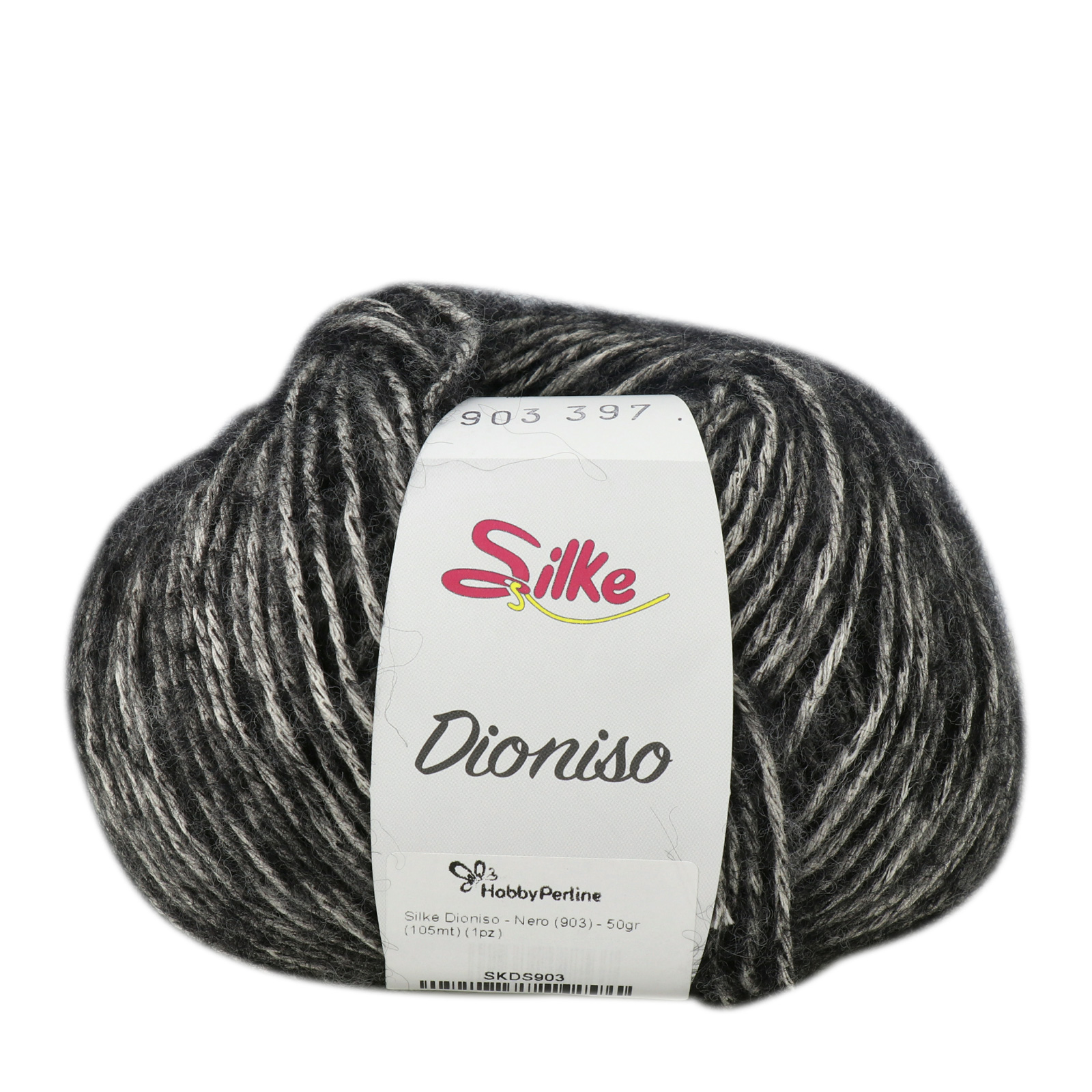 silke dioniso - black (903) - 50gr (105mt) | 1pc