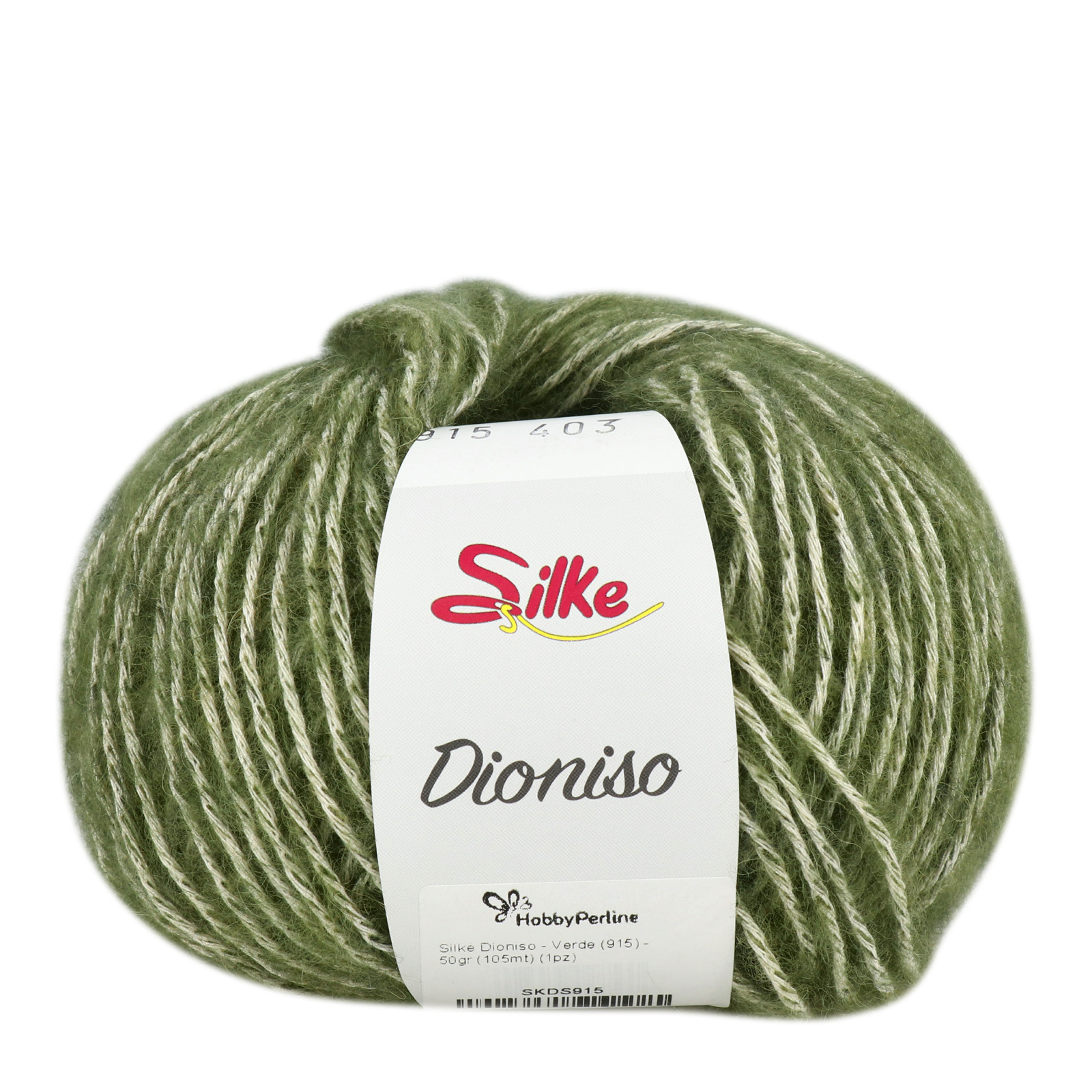 silke dioniso - green (915) - 50gr (105mt) | 1pc