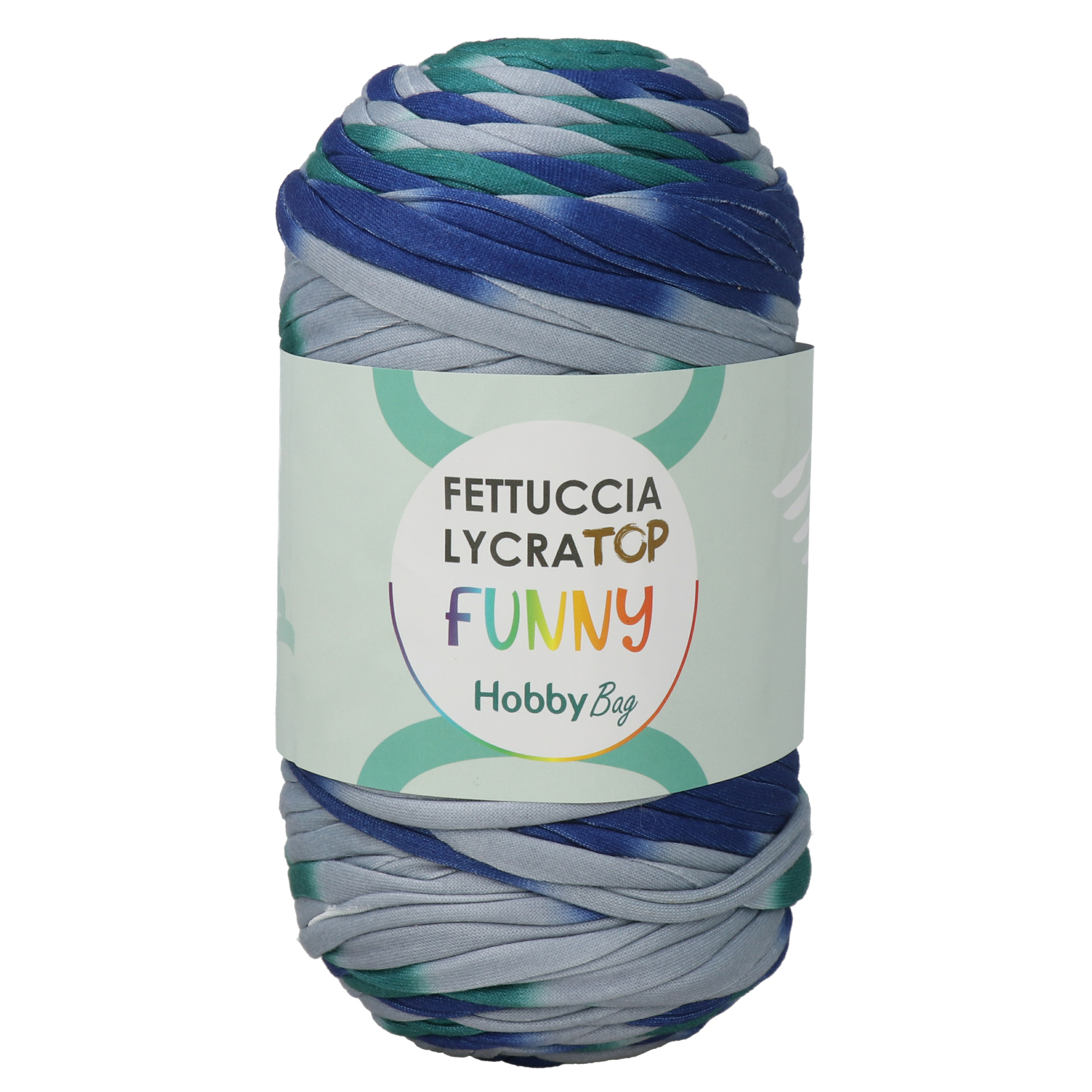 hobbybag t-shirt yarn lycra top funny - fjord (58) - 400gr (105mt) | 1pc