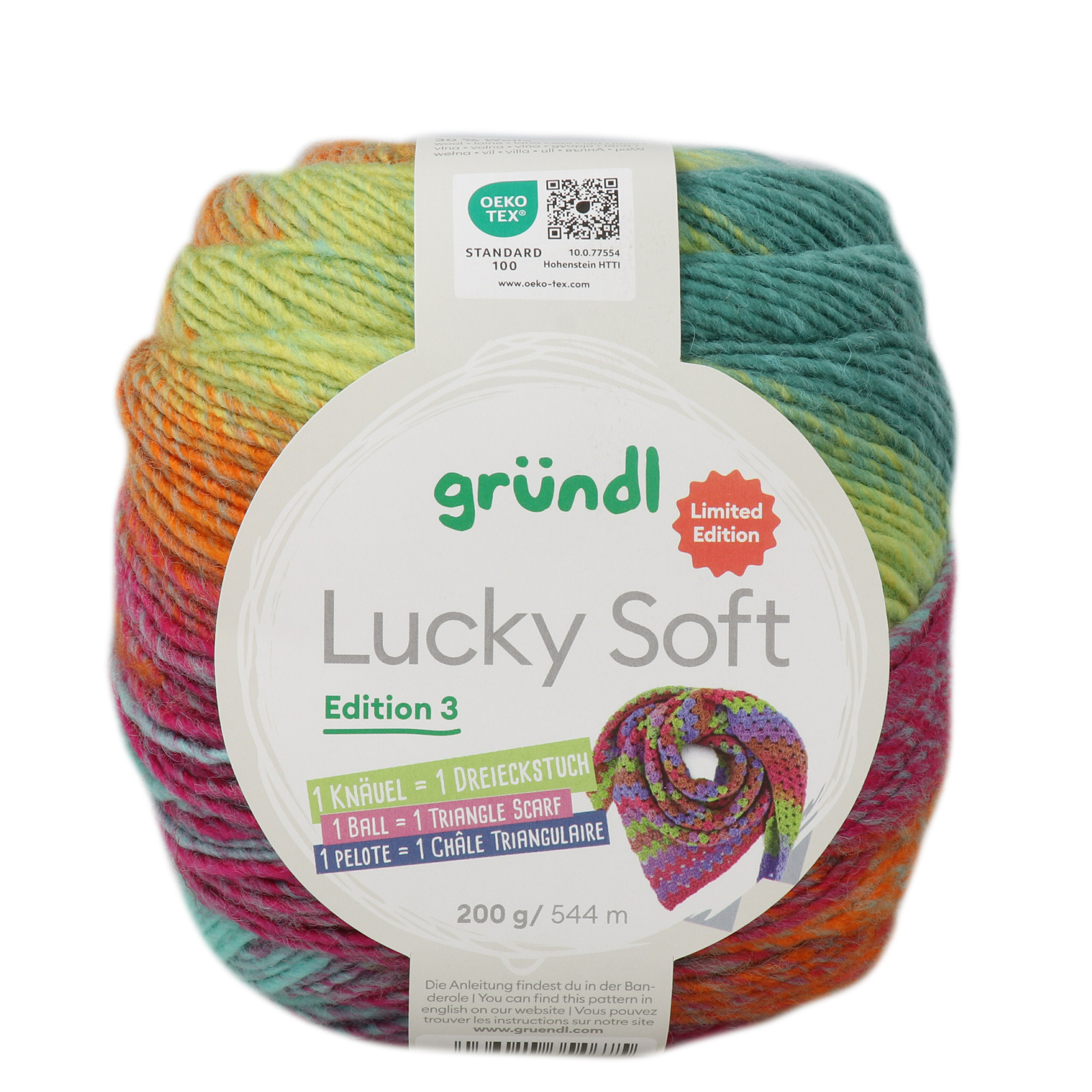 gründl lucky soft edition 3 - tuttifrutti (02) - 200gr (544mt) | 1pc