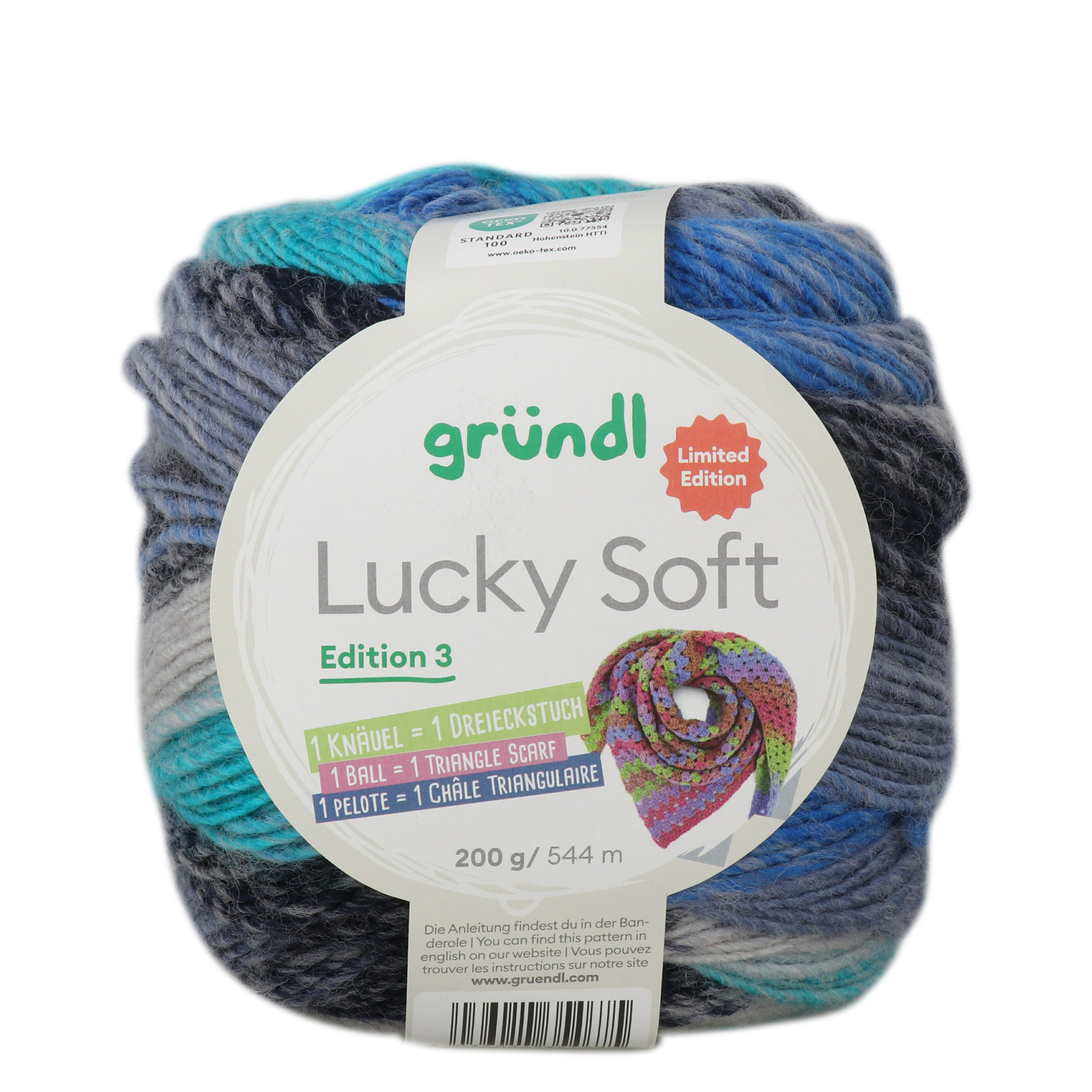 gründl lucky soft edition 3 - cloudy (04) - 200gr (544mt) | 1pc