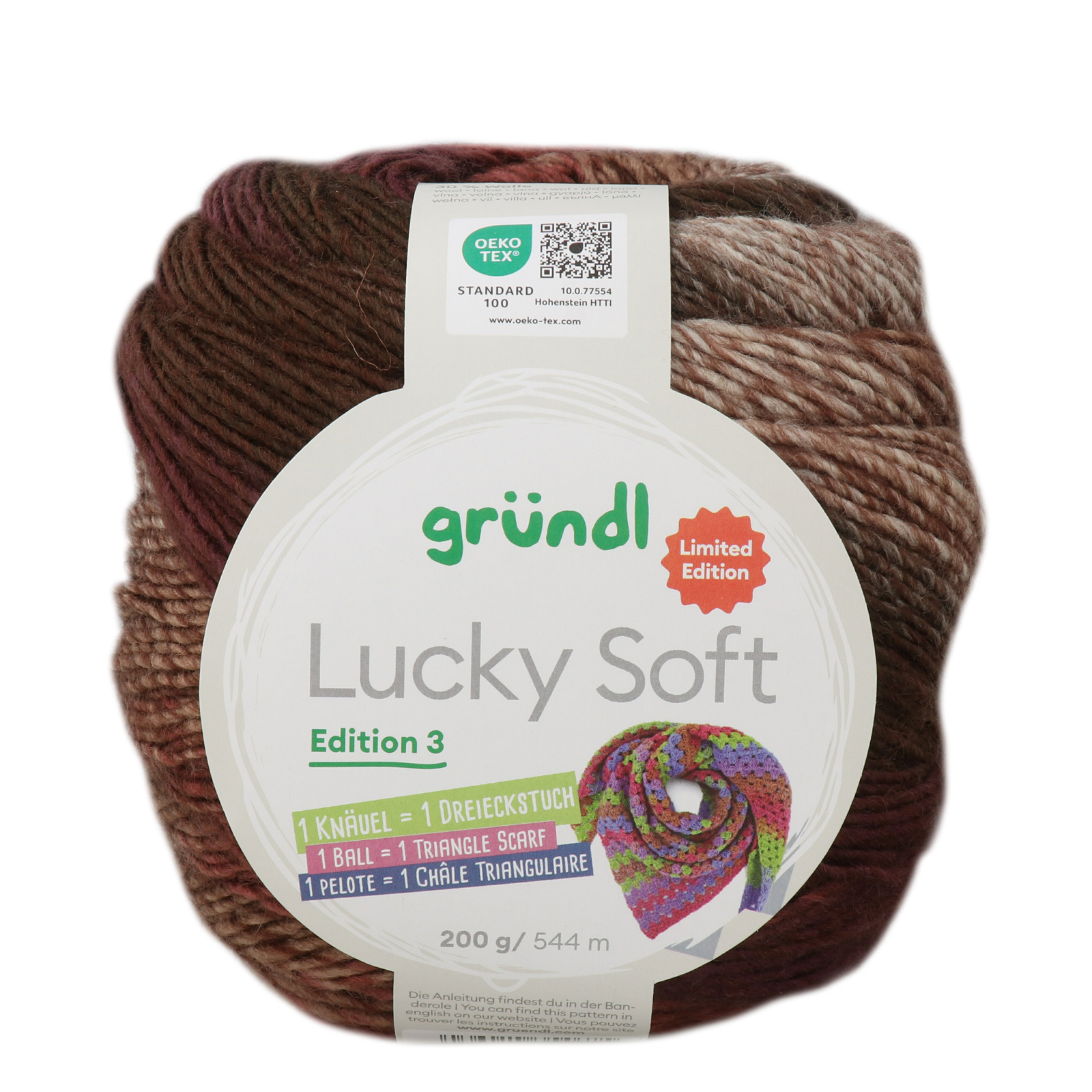 gründl lucky soft edition 3 - ruby chocolat (06) - 200gr (544mt) | 1pc
