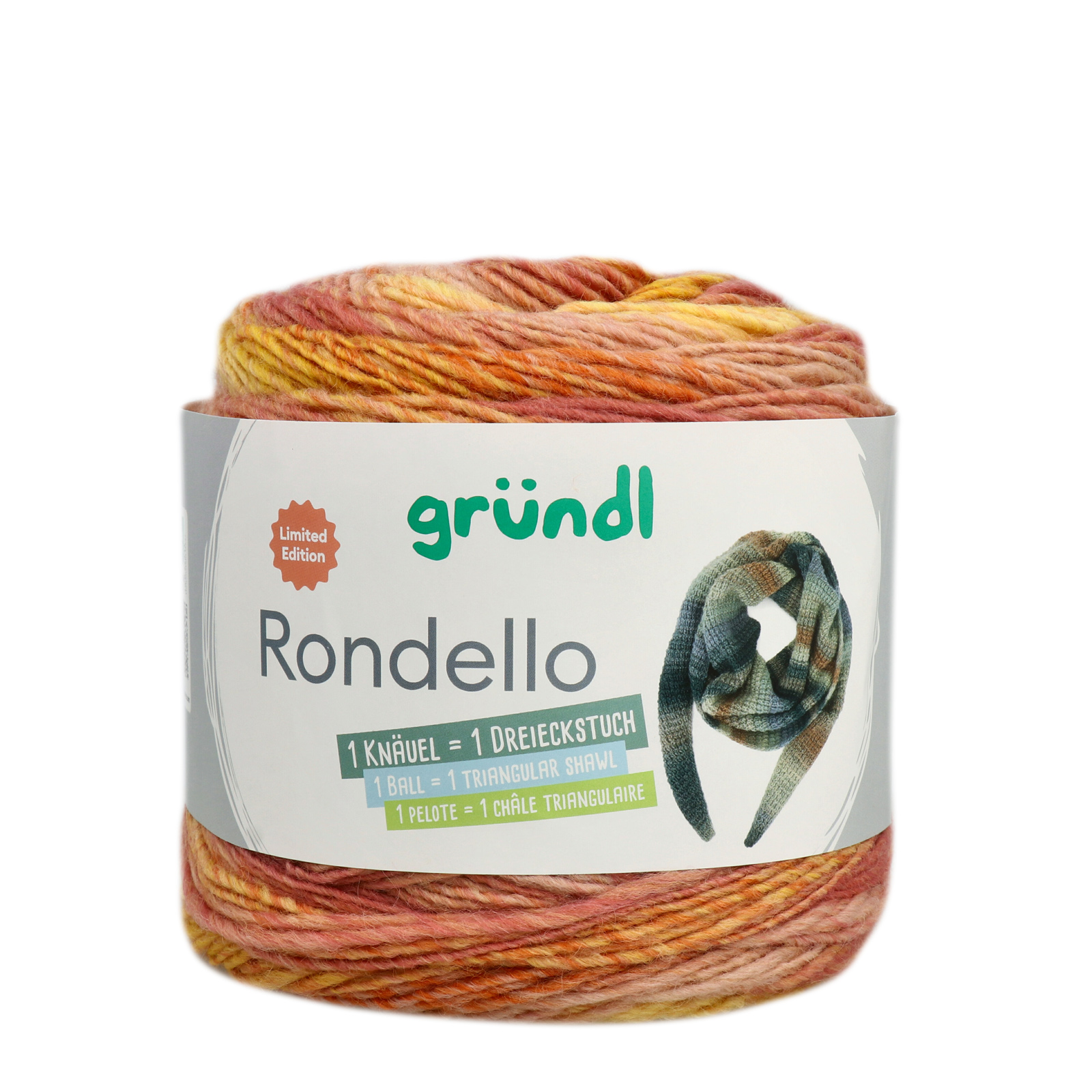 gründl rondello - orange (01) - 200gr (600mt) | 1pc