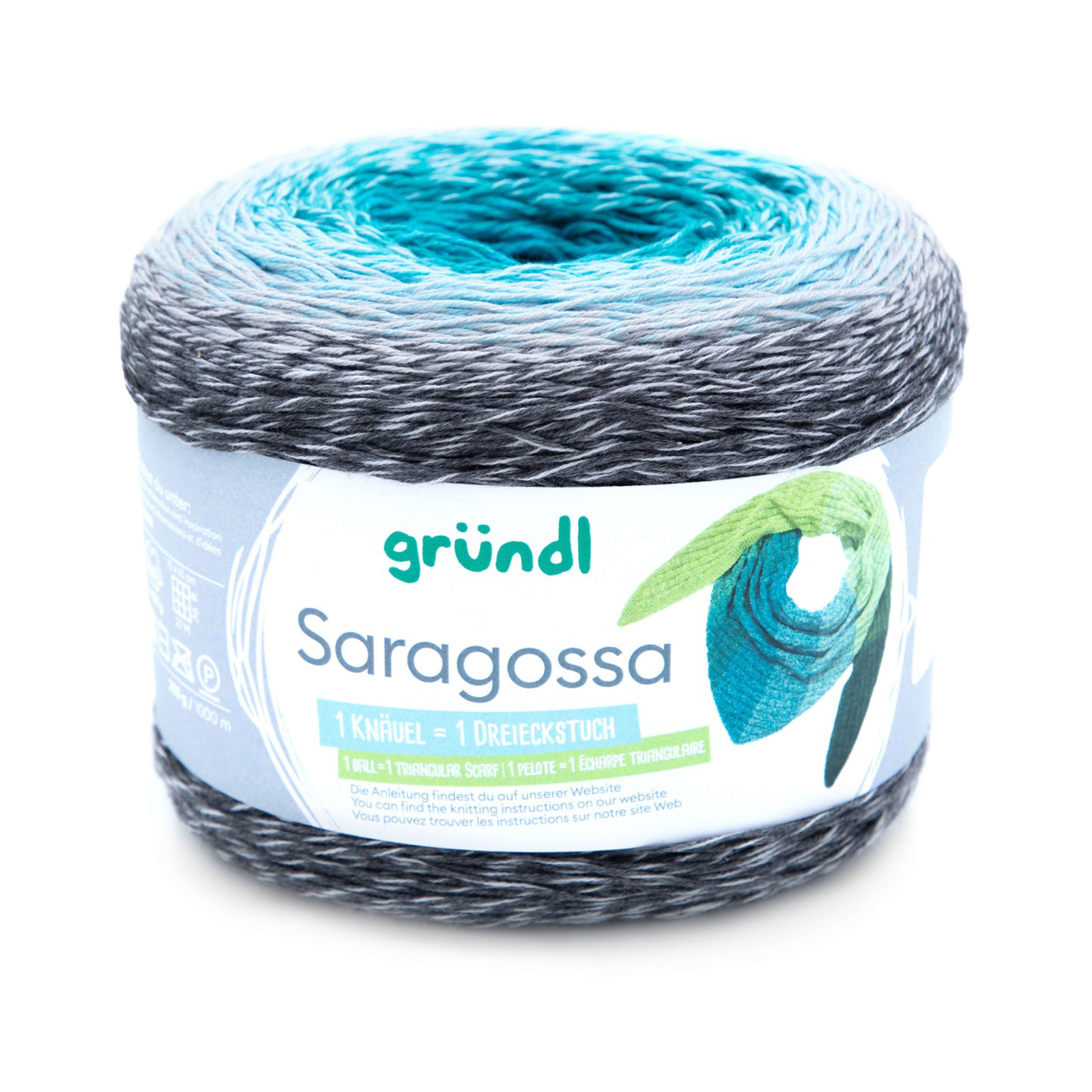 gründl saragossa - lagoon color (06) - 250gr (1000mt) | 1pc