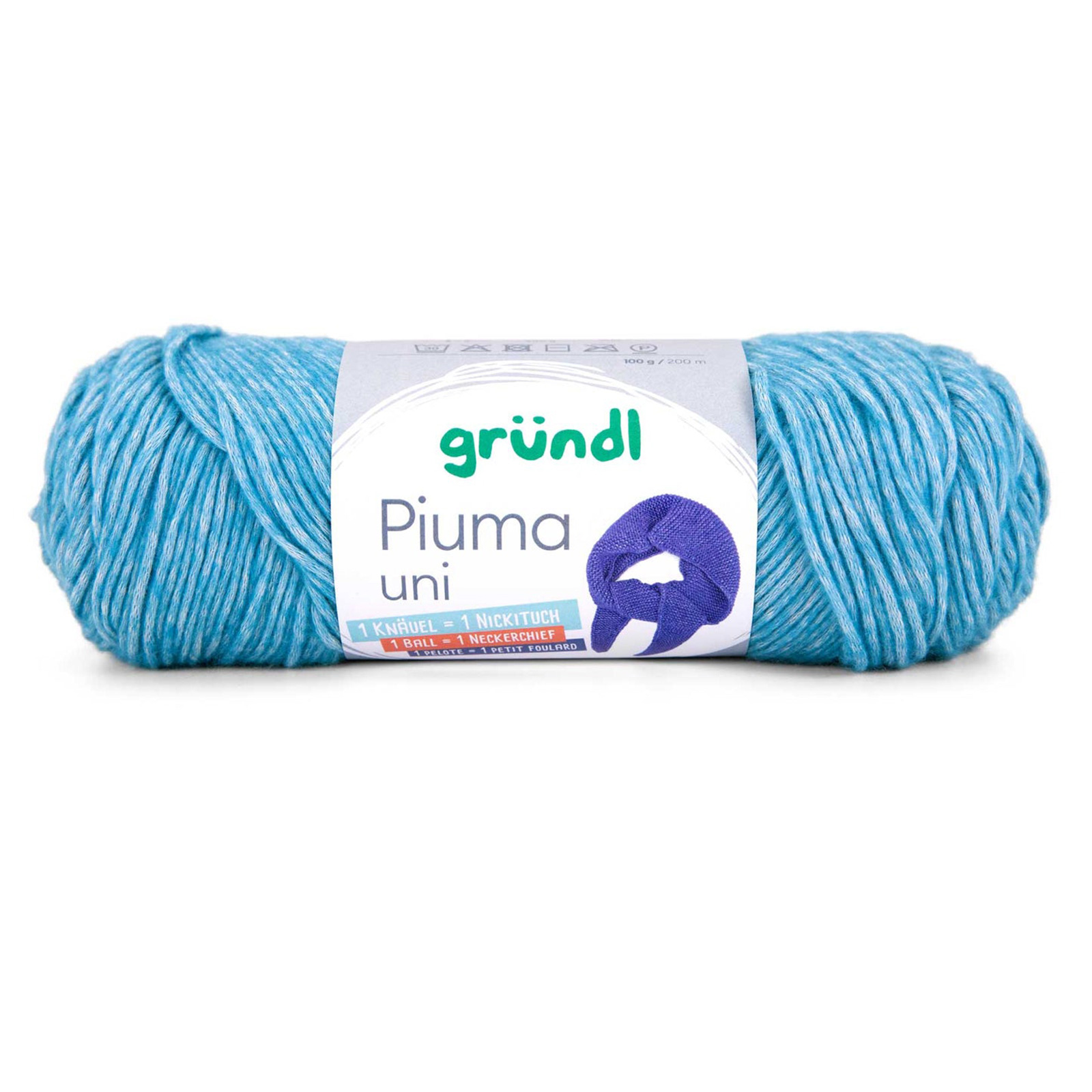 gründl piuma uni - jeans (16) - 100gr (200mt) | 1pc