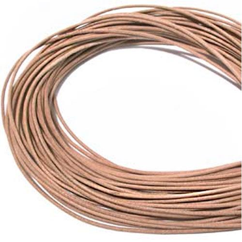 griechisch lederband natürliche - durchmesser 2mm | 1mt