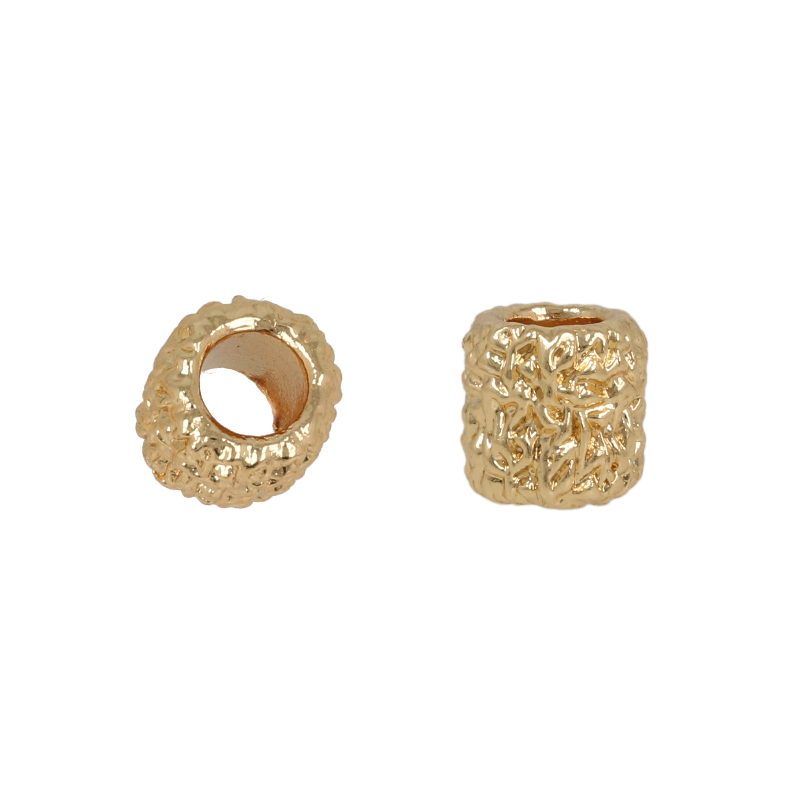 gold plated roundelle 6,5x6,5mm | 1pc