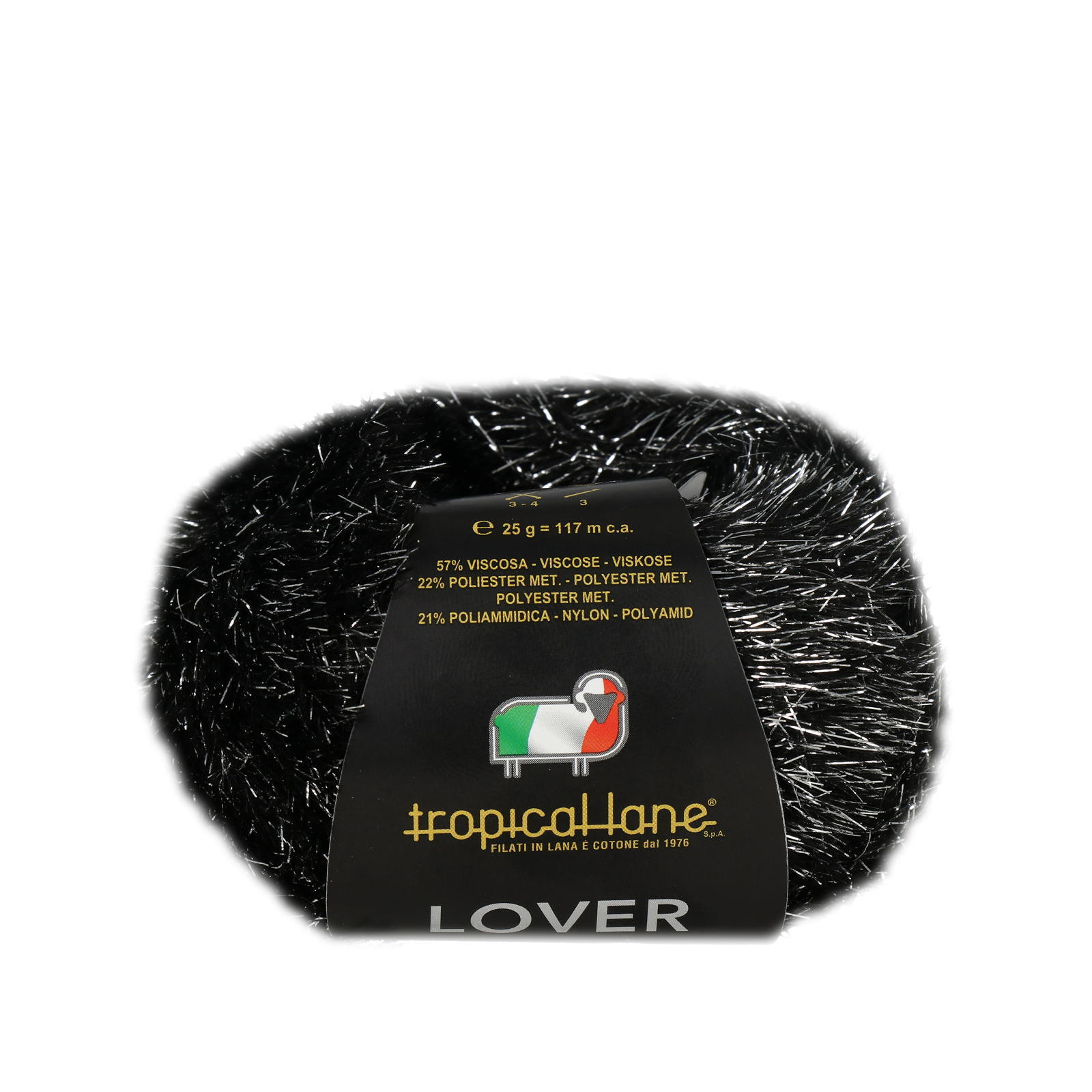 tropical lane lover - black/silver (602) - 25gr (117mt) | 1pc