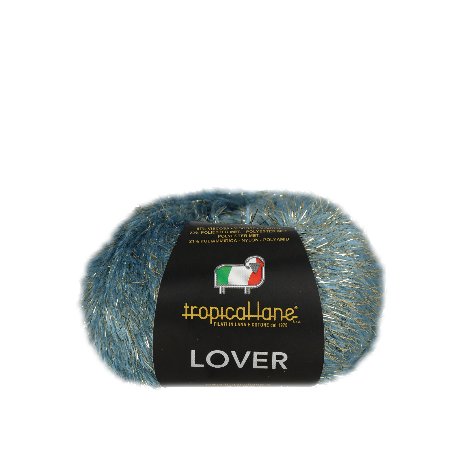 tropical lane lover - light blue/gold (608) - 25gr (117mt) | 1pc
