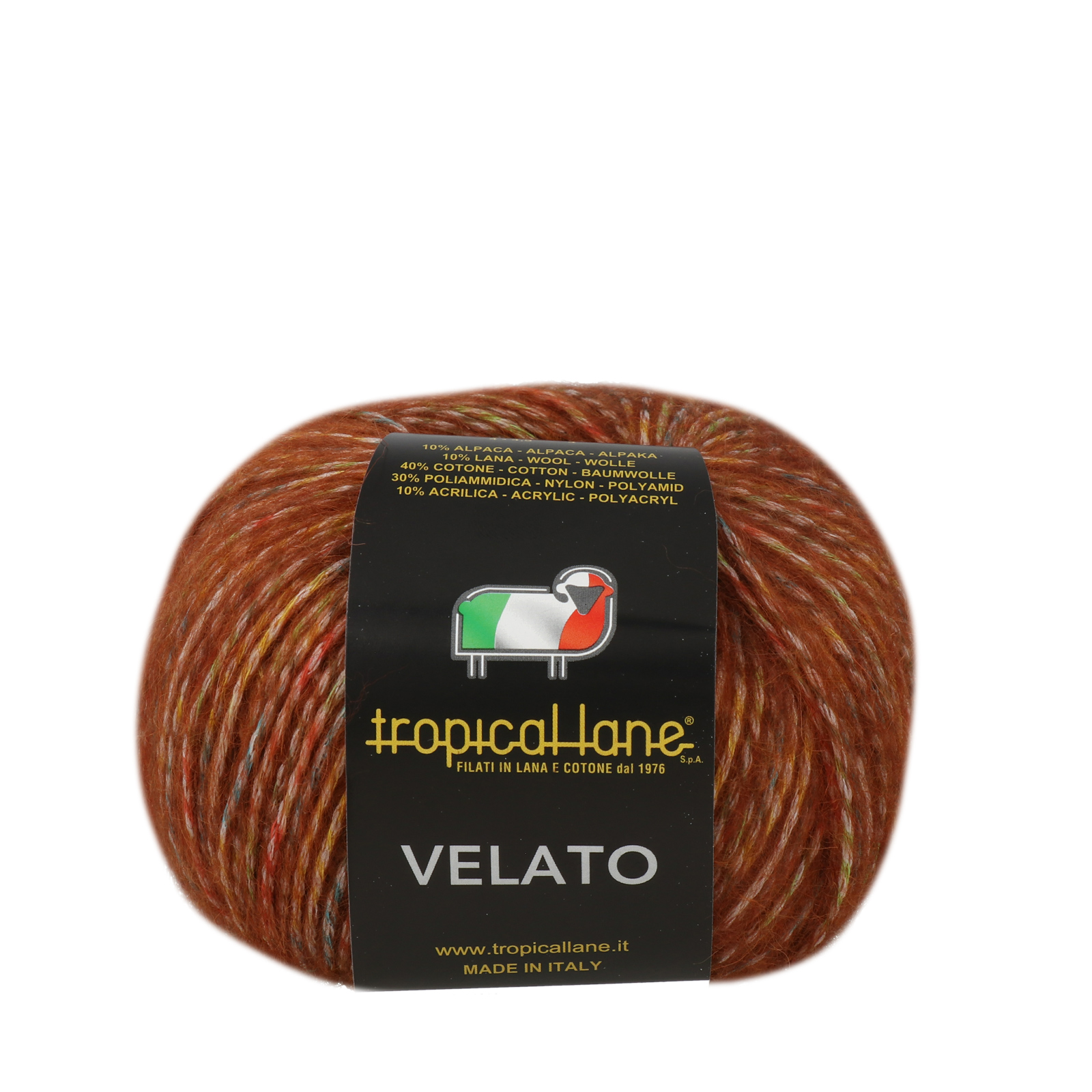tropical lane velato - arancione multicolor (403) - 50gr (160mt) | 1pc